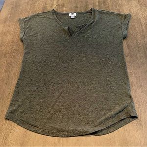Loose old navy Heather green v-neck M